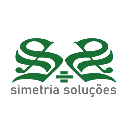 logotipo da serralheria simetria soluções